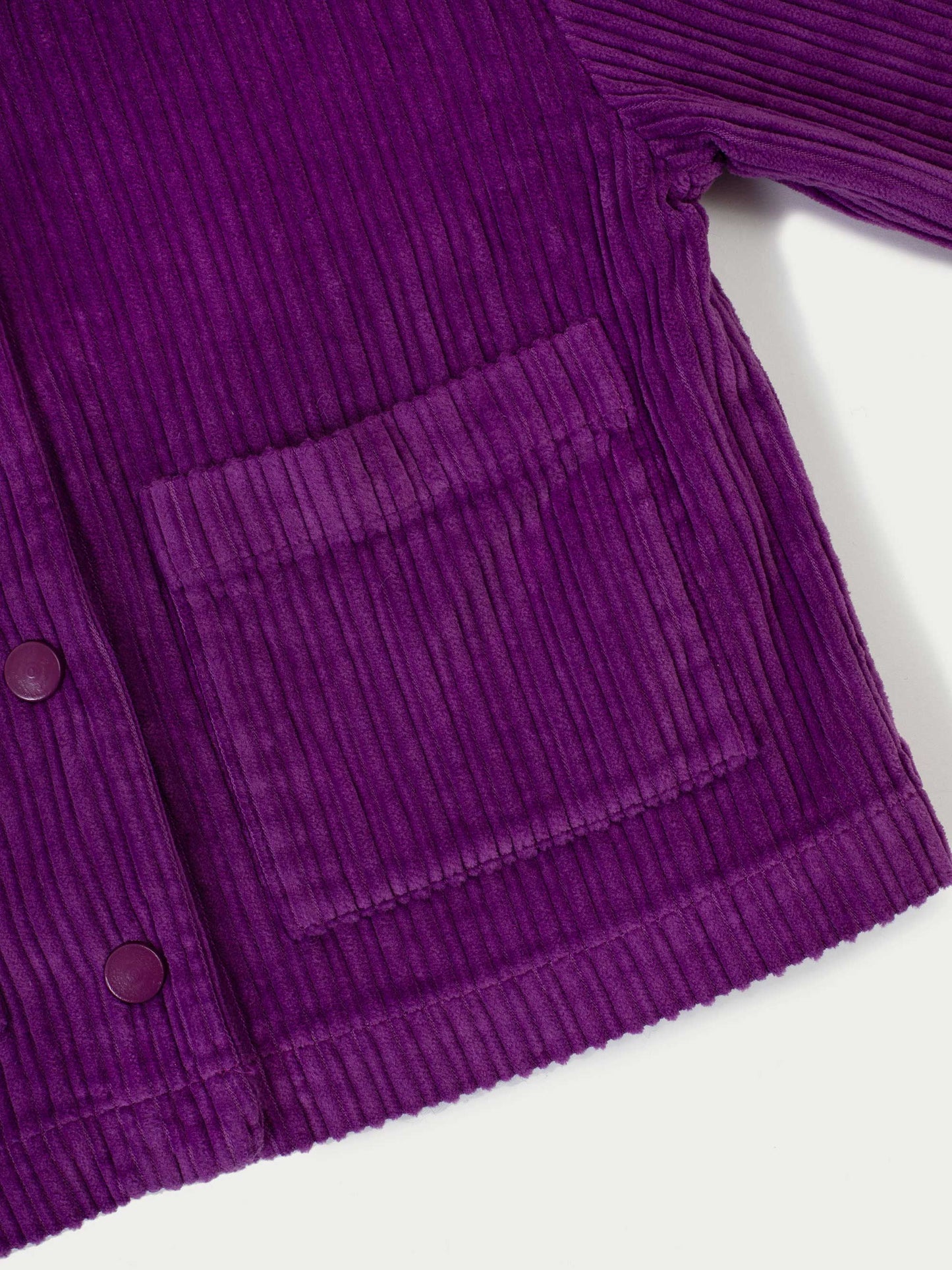 Purple Billie Corduroy Boxy Jacket