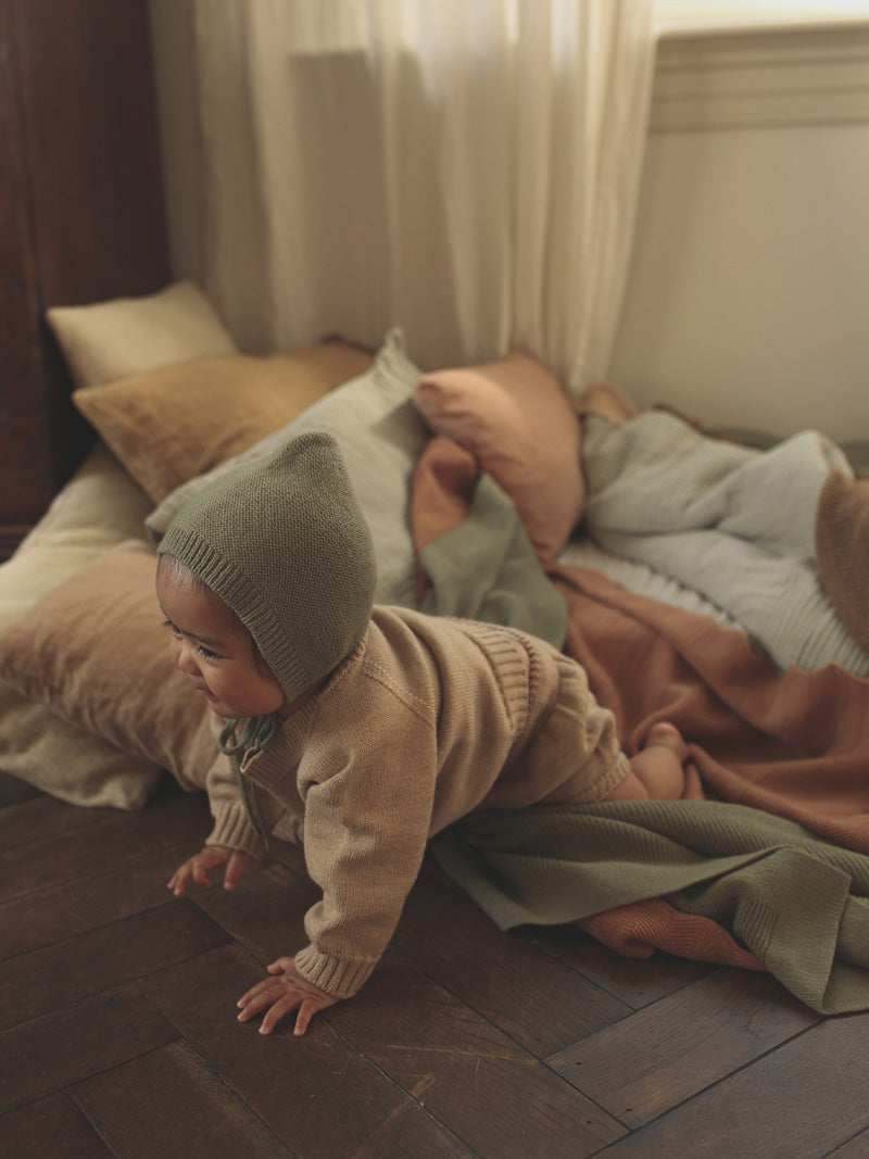 Artichoke Dolly Baby Bonnet