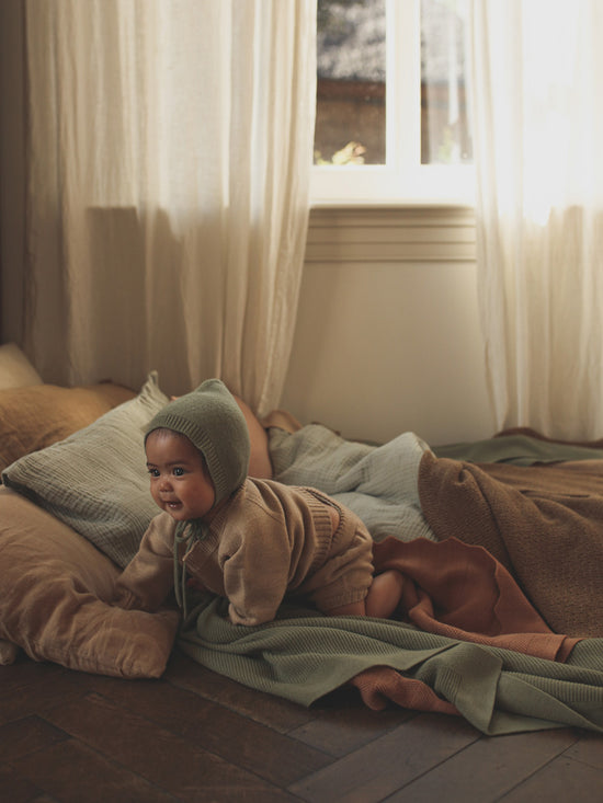 Artichoke Dolly Baby Bonnet
