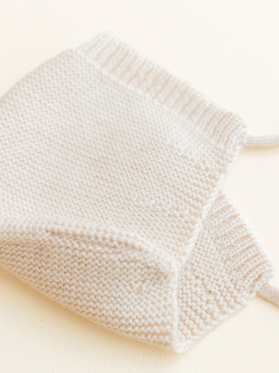 Cream Dolly Baby Bonnet