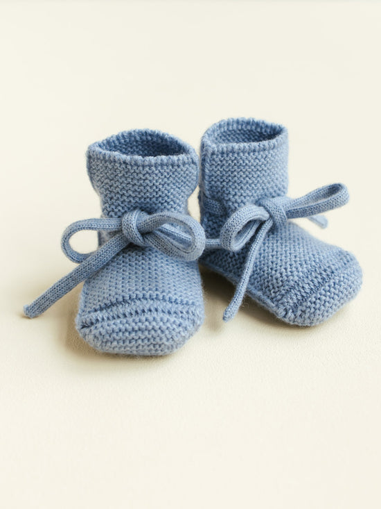 Light Blue Baby Booties