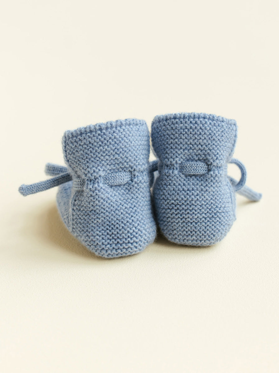 Light Blue Baby Booties