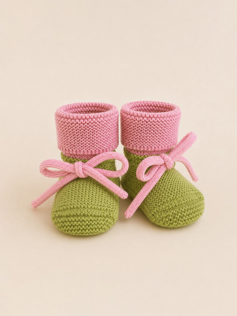 Lime Pop & Cotton Candy Baby Booties