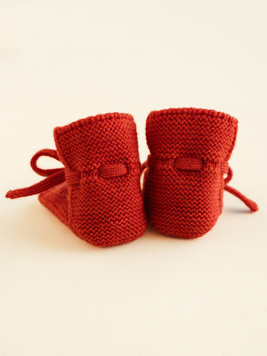 Red Baby Booties