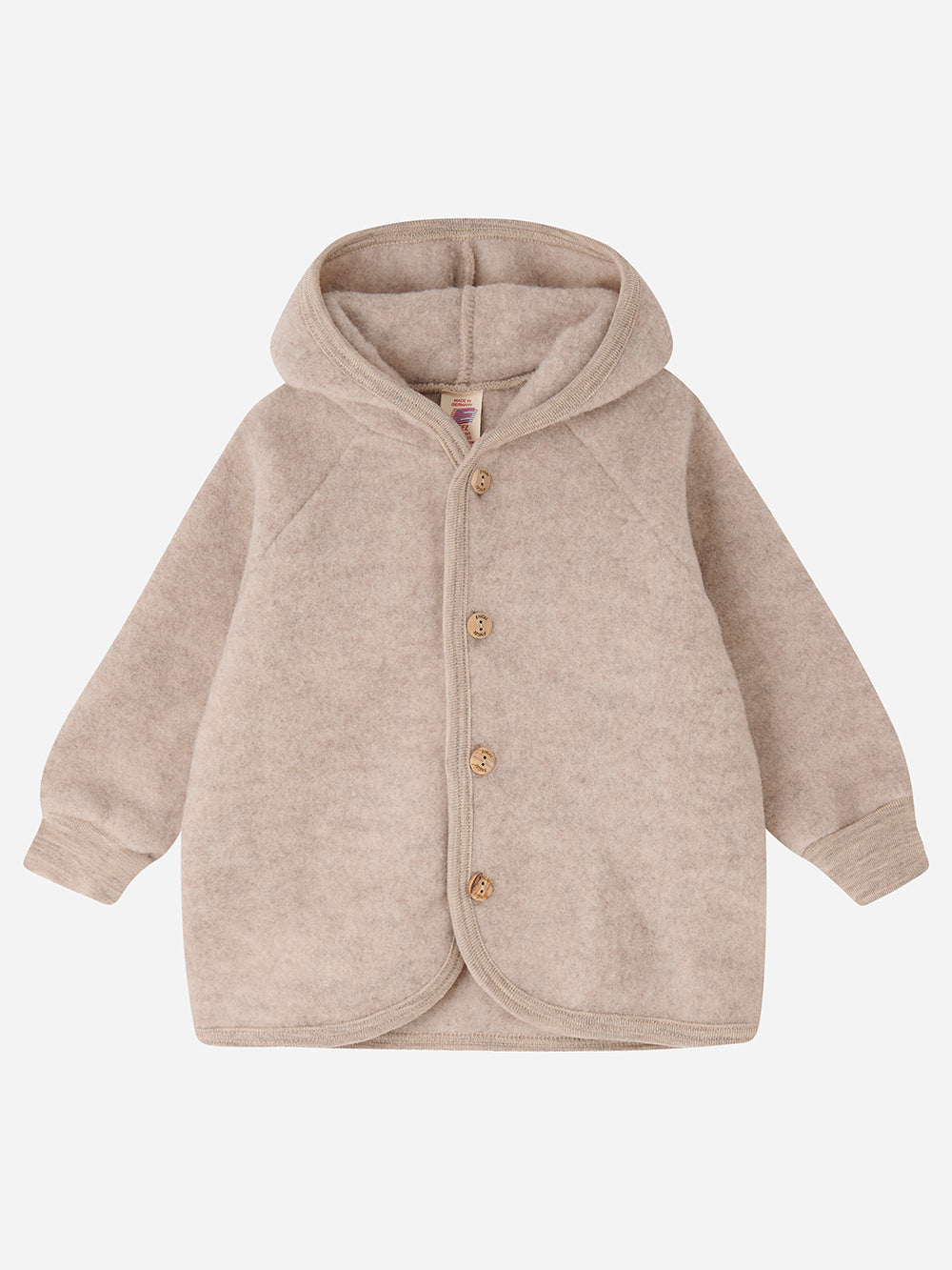 Sand Melange Fleece Jacket