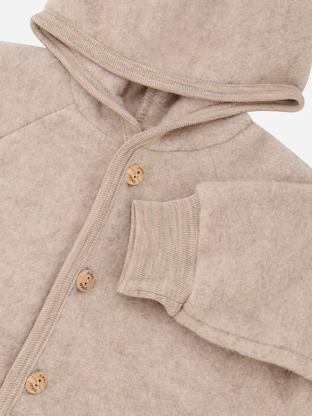 Sand Melange Fleece Jacket