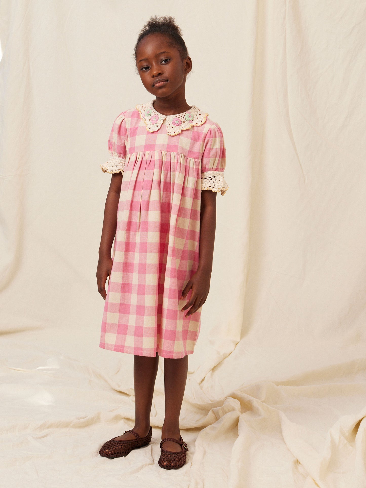 Bombom Check Anais Dress