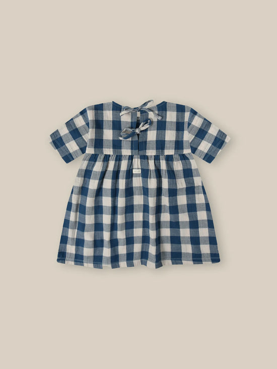 Pottery Blue Gingham Bella Dress