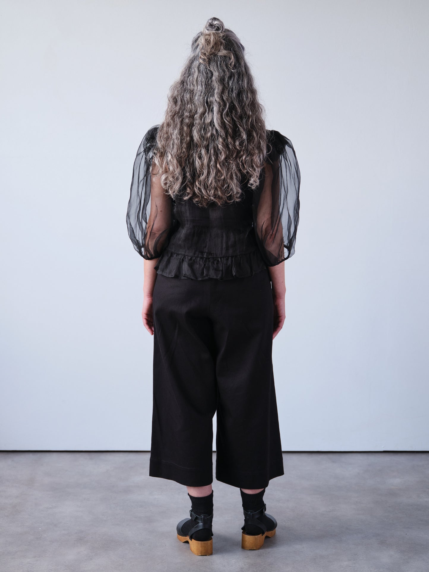 Black Wide Leg Trousers