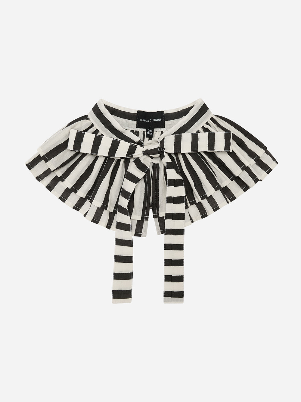 Black & White Stripe Collar