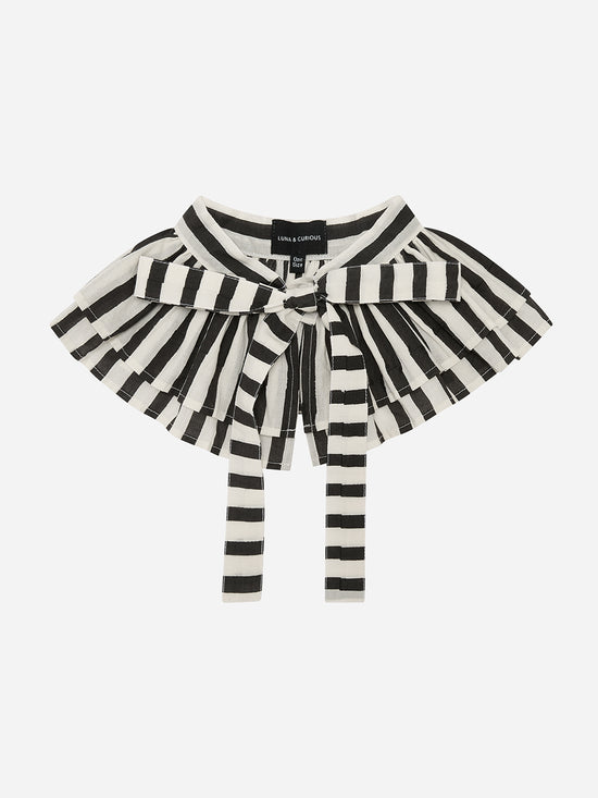 Black & White Stripe Collar