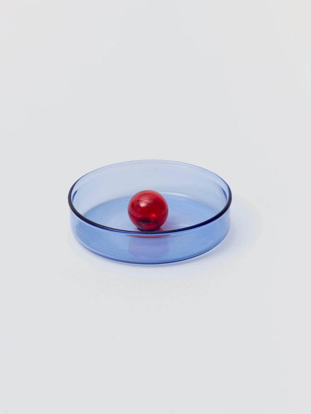 Blue & Red Small Bubble Dish
