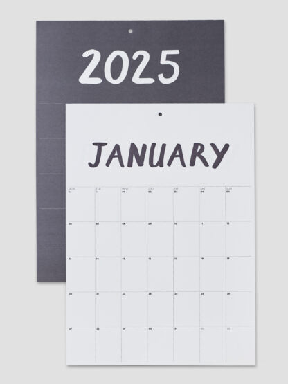 Warm Grey 2025 Calendar