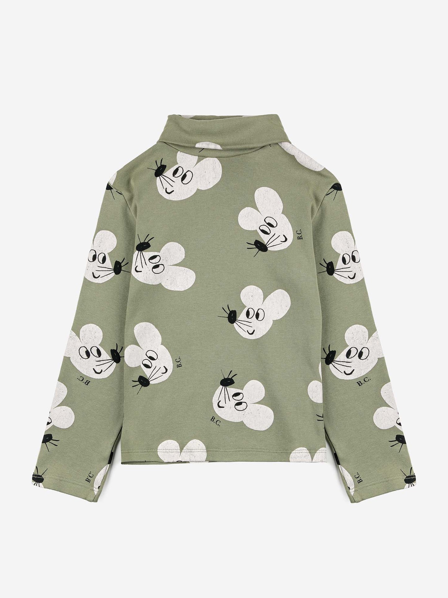 Mouse All Over Turtle Neck T-Shirt