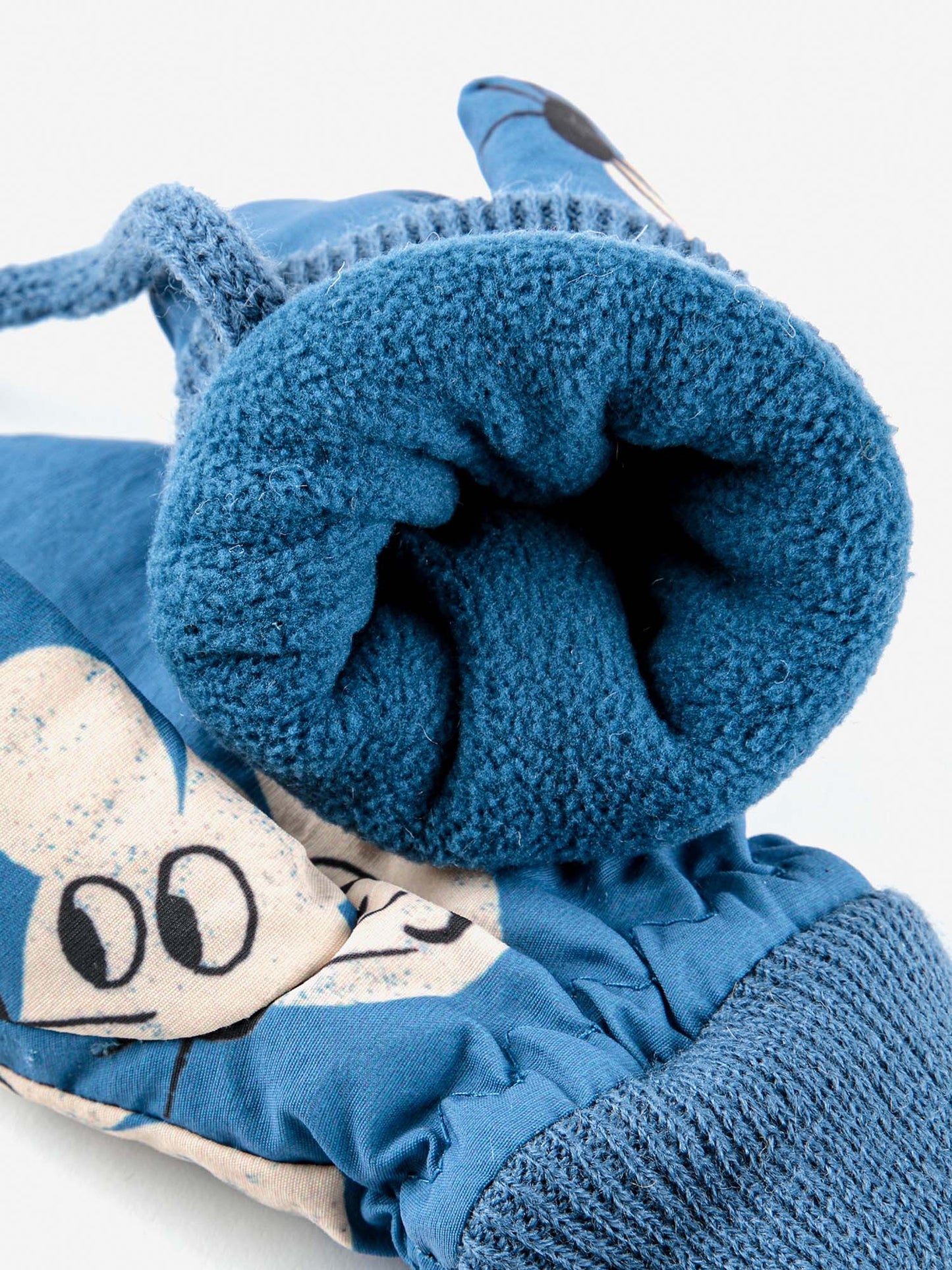 Mouse All Over Padded Baby Gloves