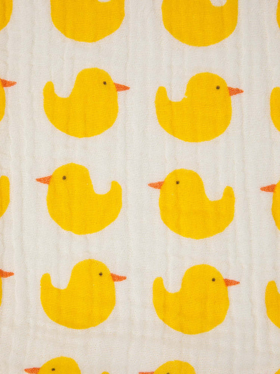 Load image into Gallery viewer, Rubber Duck All Over Muslin
