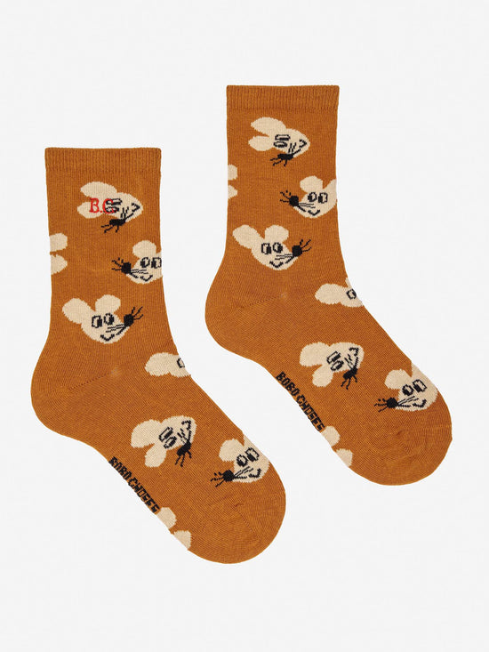 Mouse All Over Long Socks