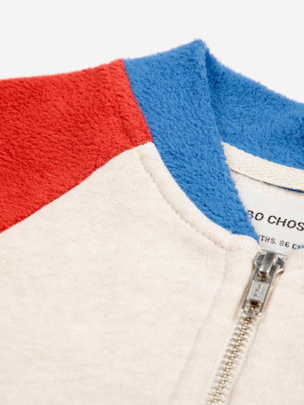 B.C Colour Block Zipped Baby Sweatshirt