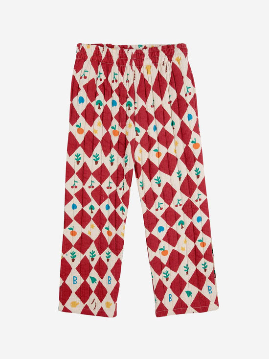 Harlequin All Over Quilted Trousers