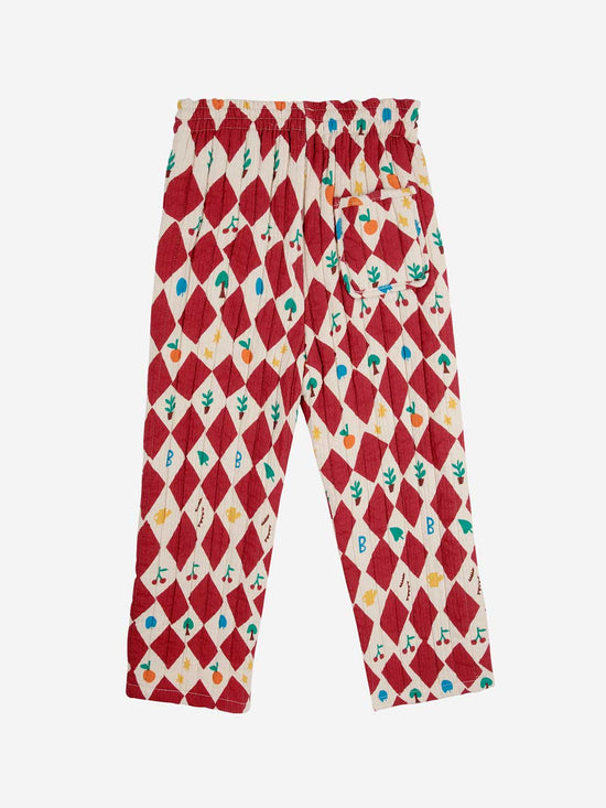 Harlequin All Over Quilted Trousers