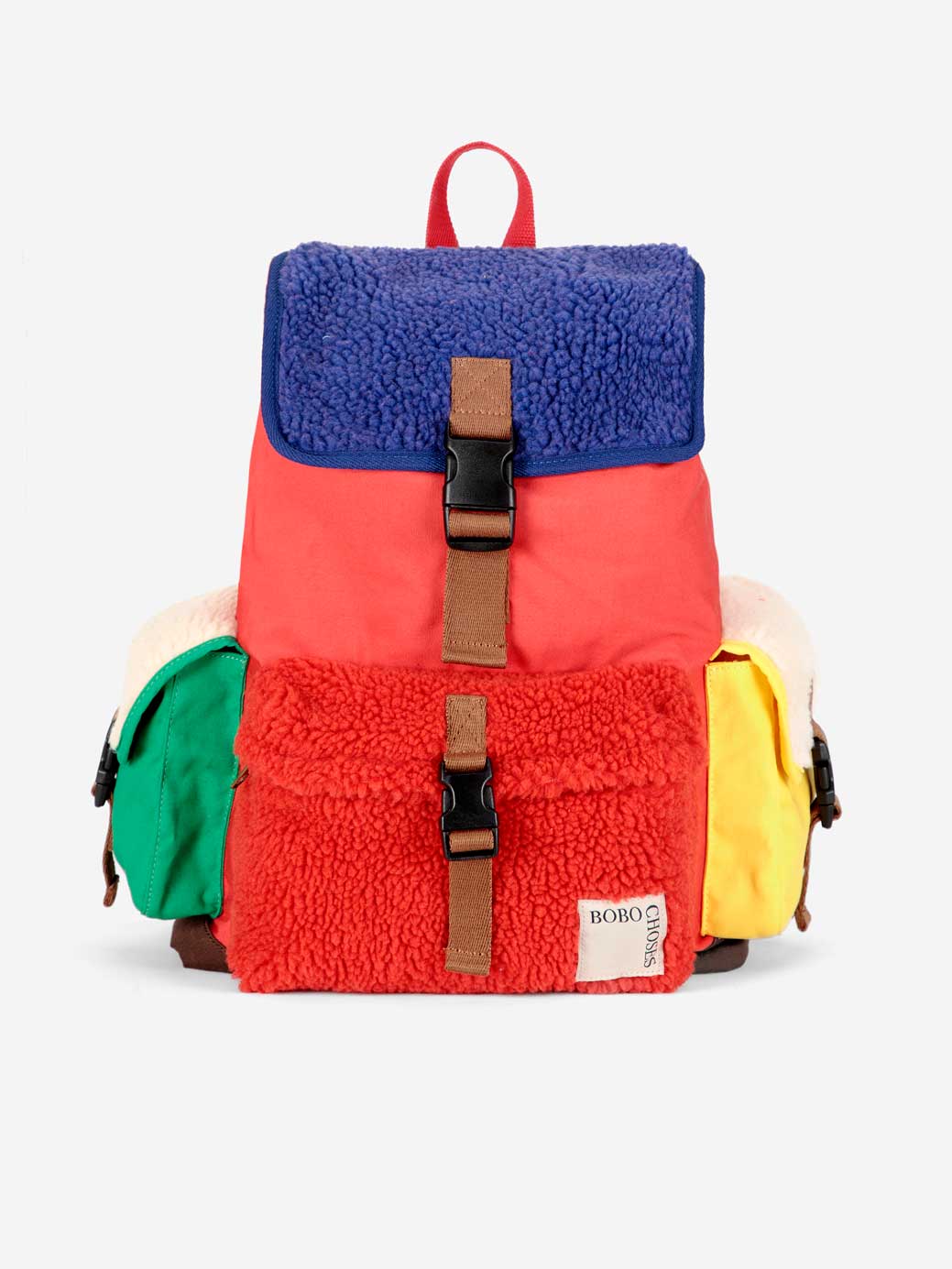 Sheepskin Colour Block Backpack