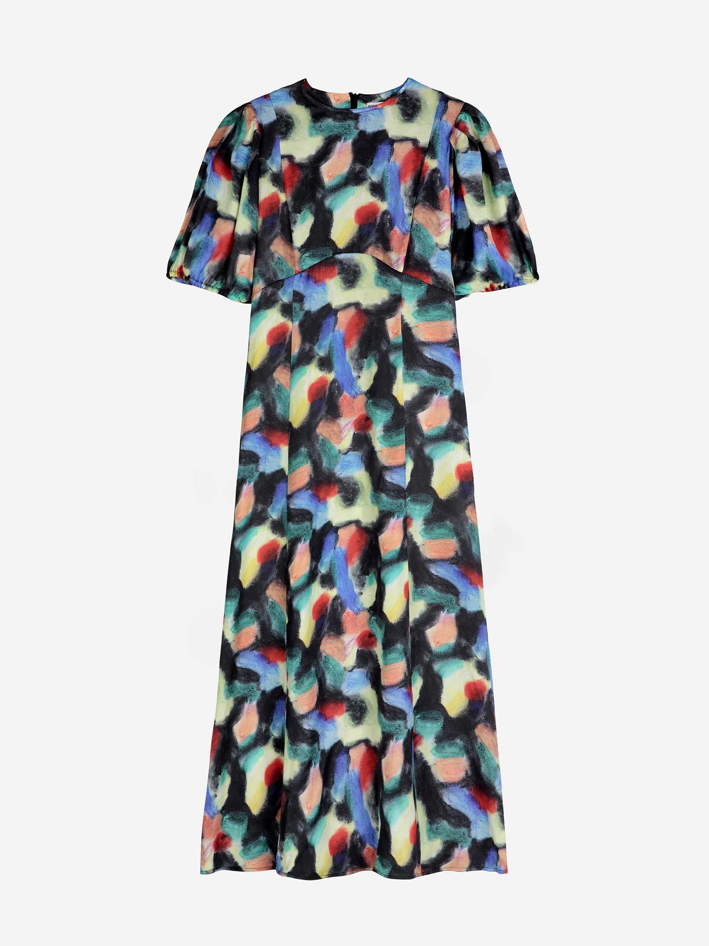 Fantasy World Printed Evase Dress