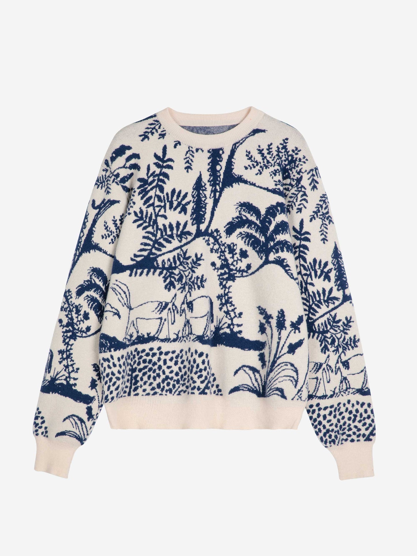 Wonderland Jacquard Straight Fit Jumper