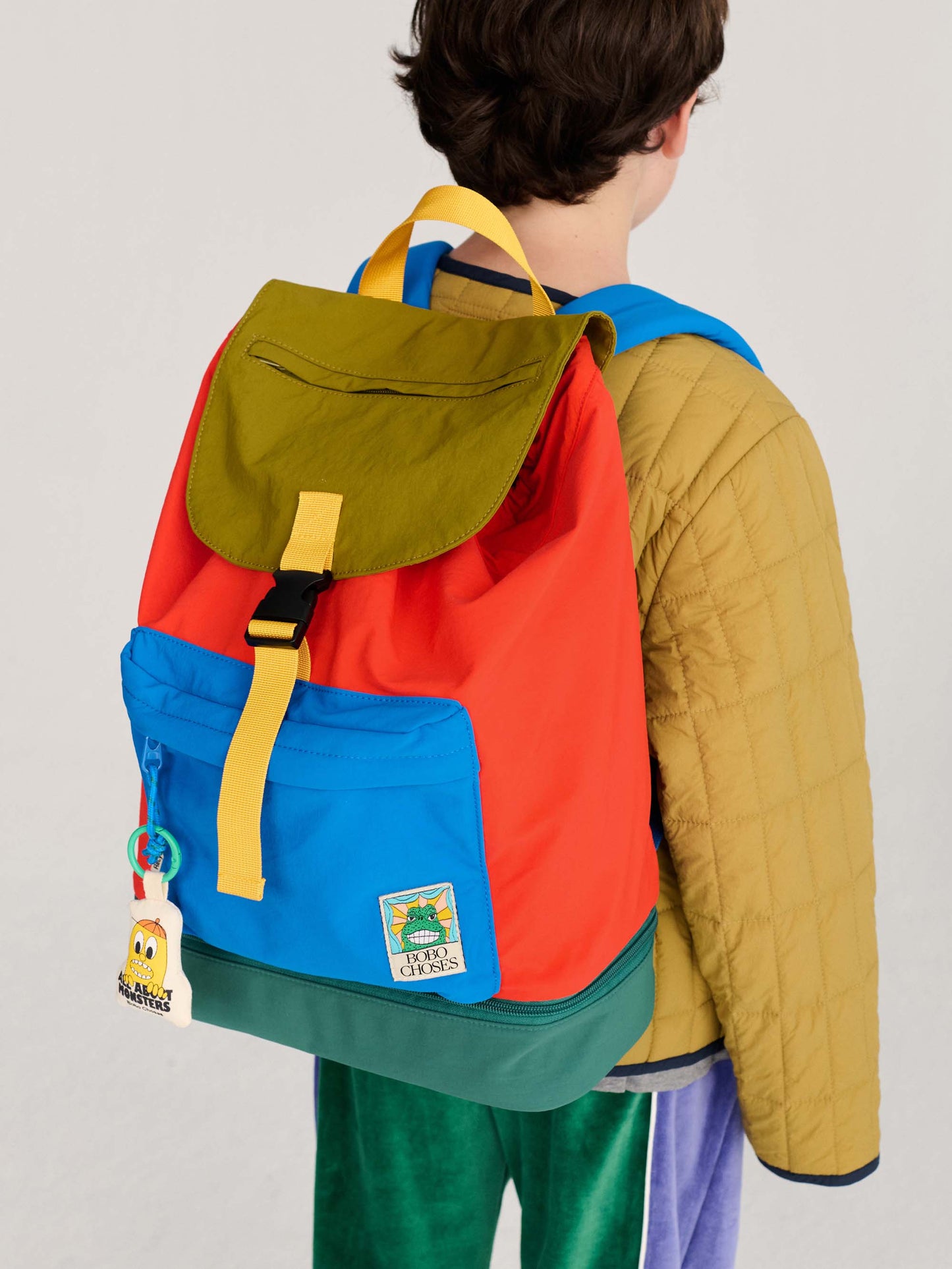 Beast Tag Colour Block Backpack