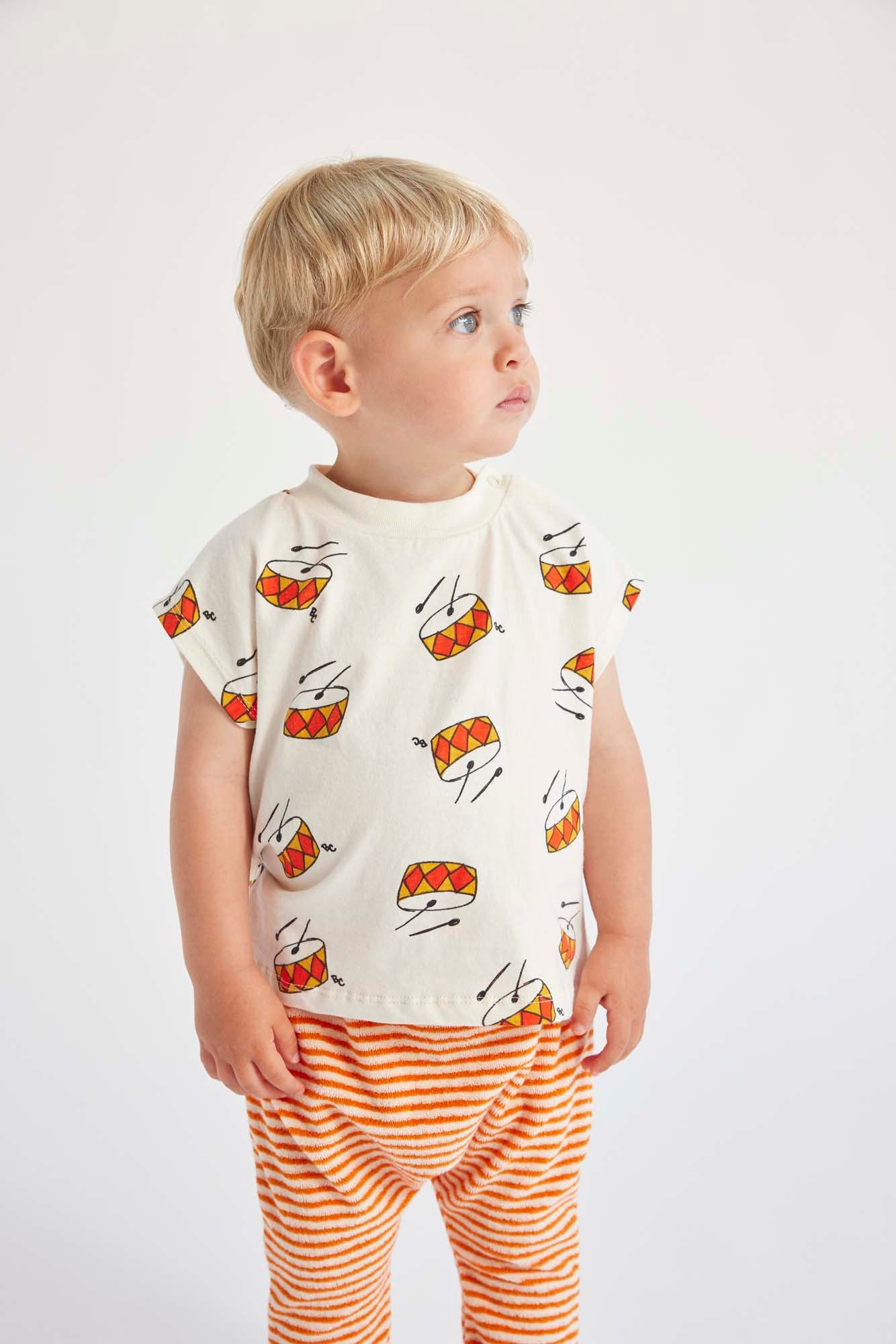 Load image into Gallery viewer, Play the Drum All Over Baby T-shirt
