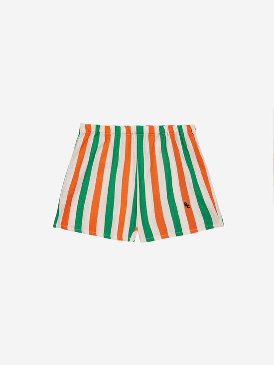 Vertical Stripes Woven Baby Shorts