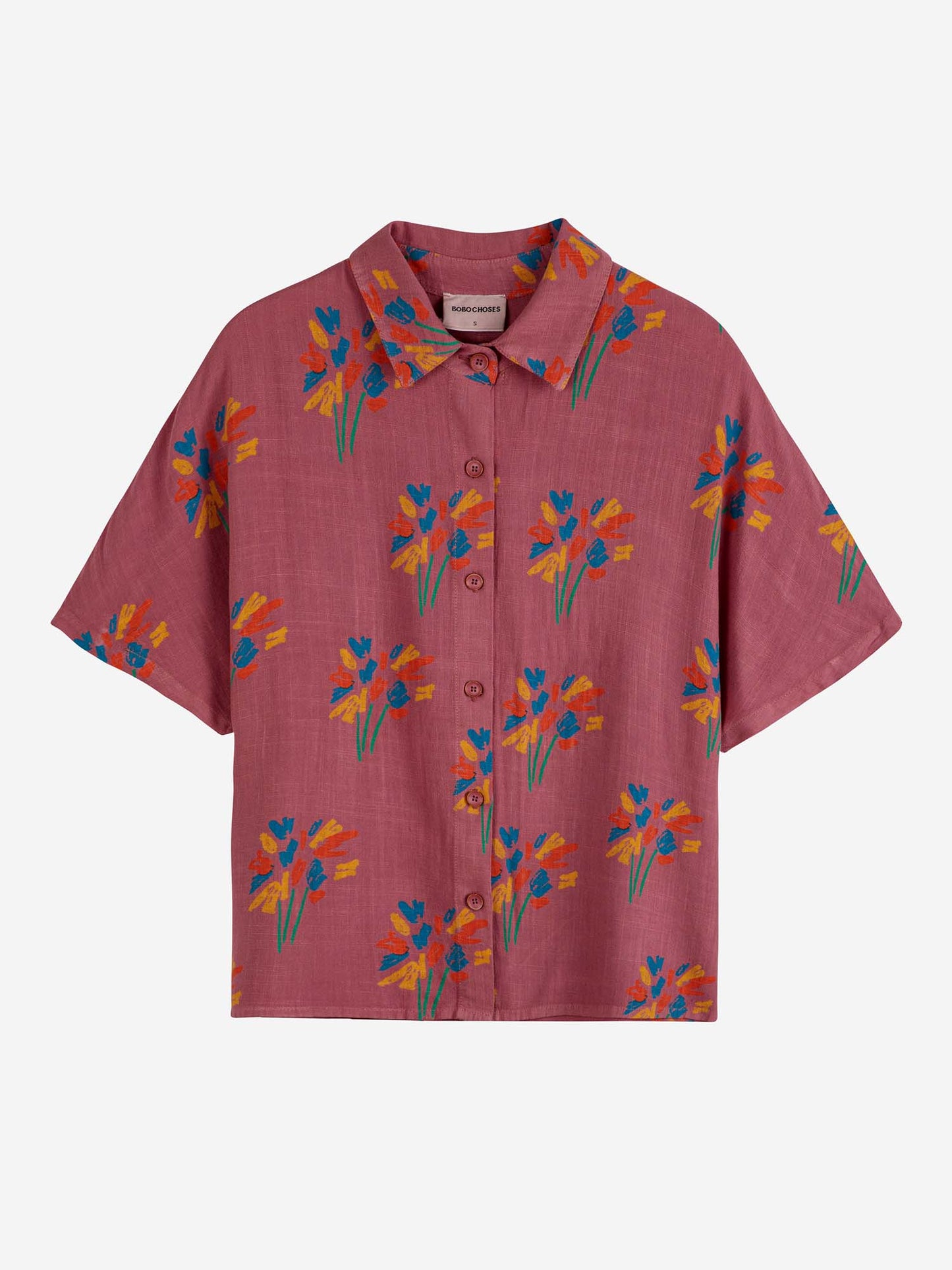 Load image into Gallery viewer, Fireworks Print Short Sleeve Shirt

