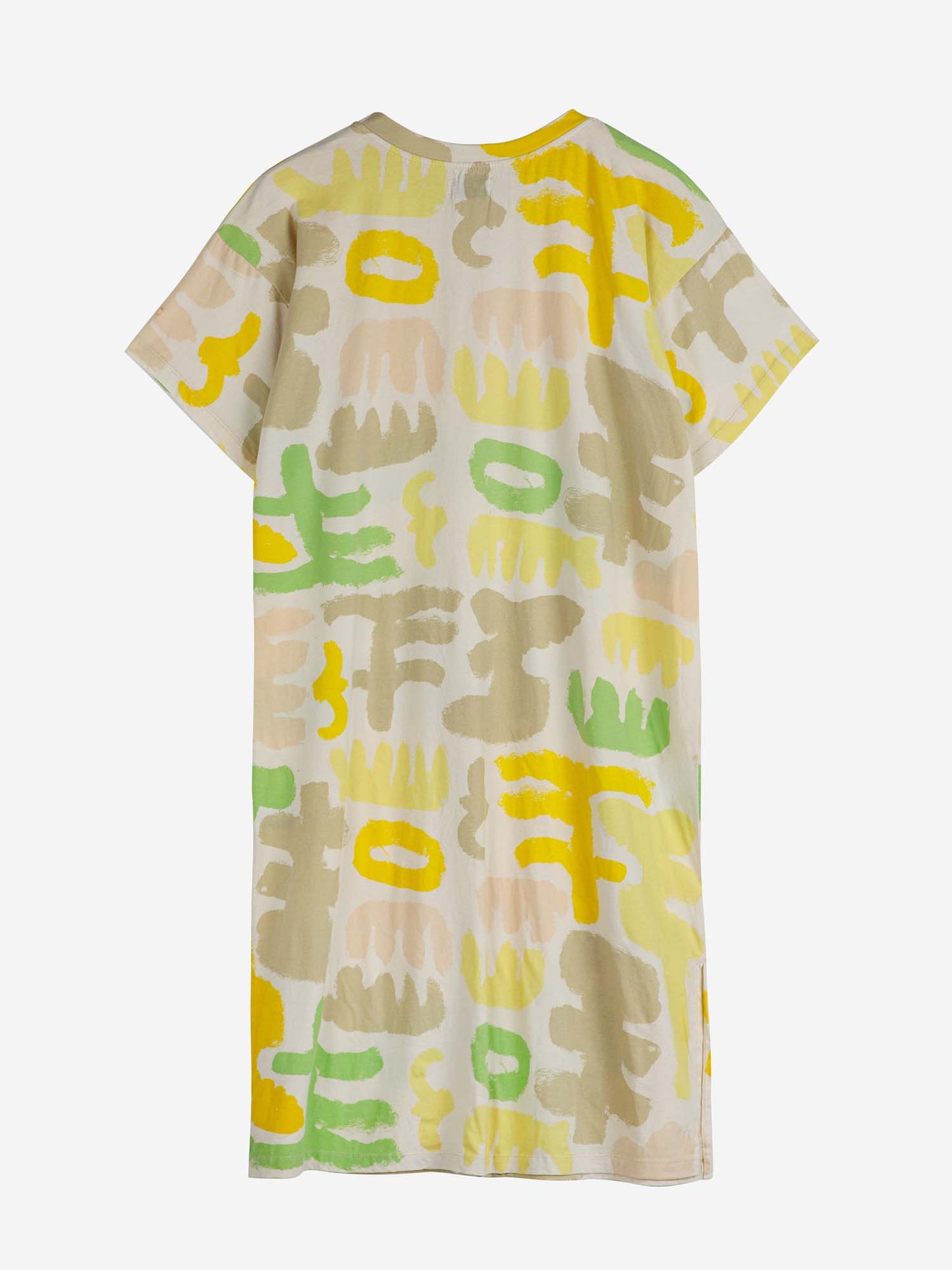 Load image into Gallery viewer, Carnival Print Long T-shirt Dress
