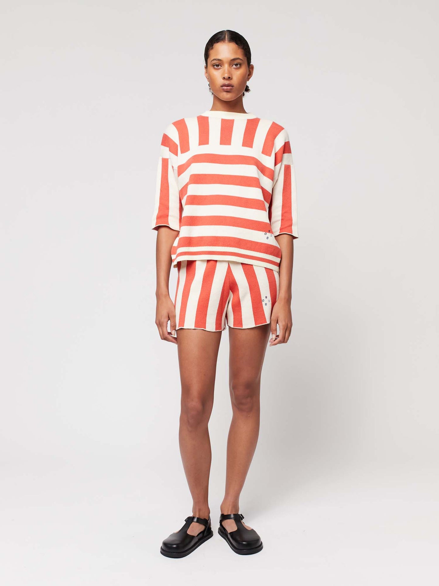 Load image into Gallery viewer, Striped Knitted Shorts
