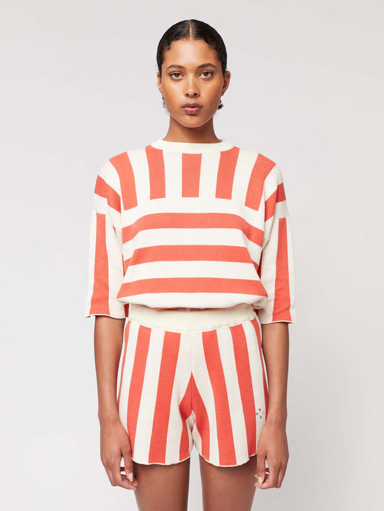 Load image into Gallery viewer, Striped Knitted Shorts

