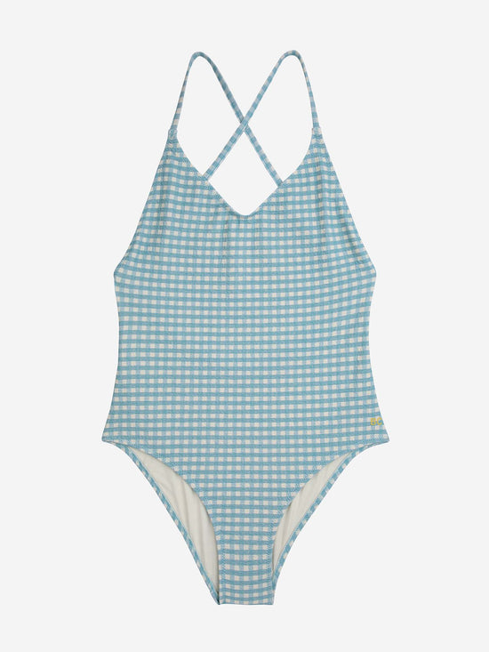 Vichy Print Swimsuit