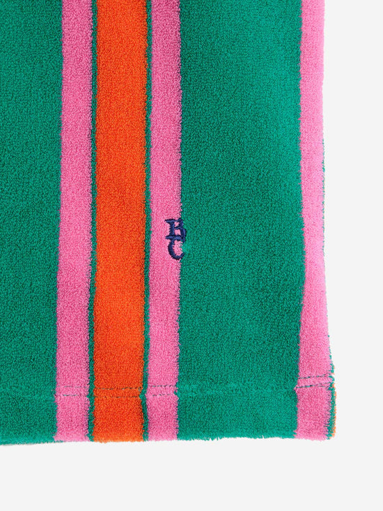 Multicolour Stripes Terry Tank Top