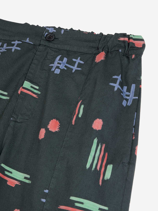 Multicolour Artwork Cocoon Pants