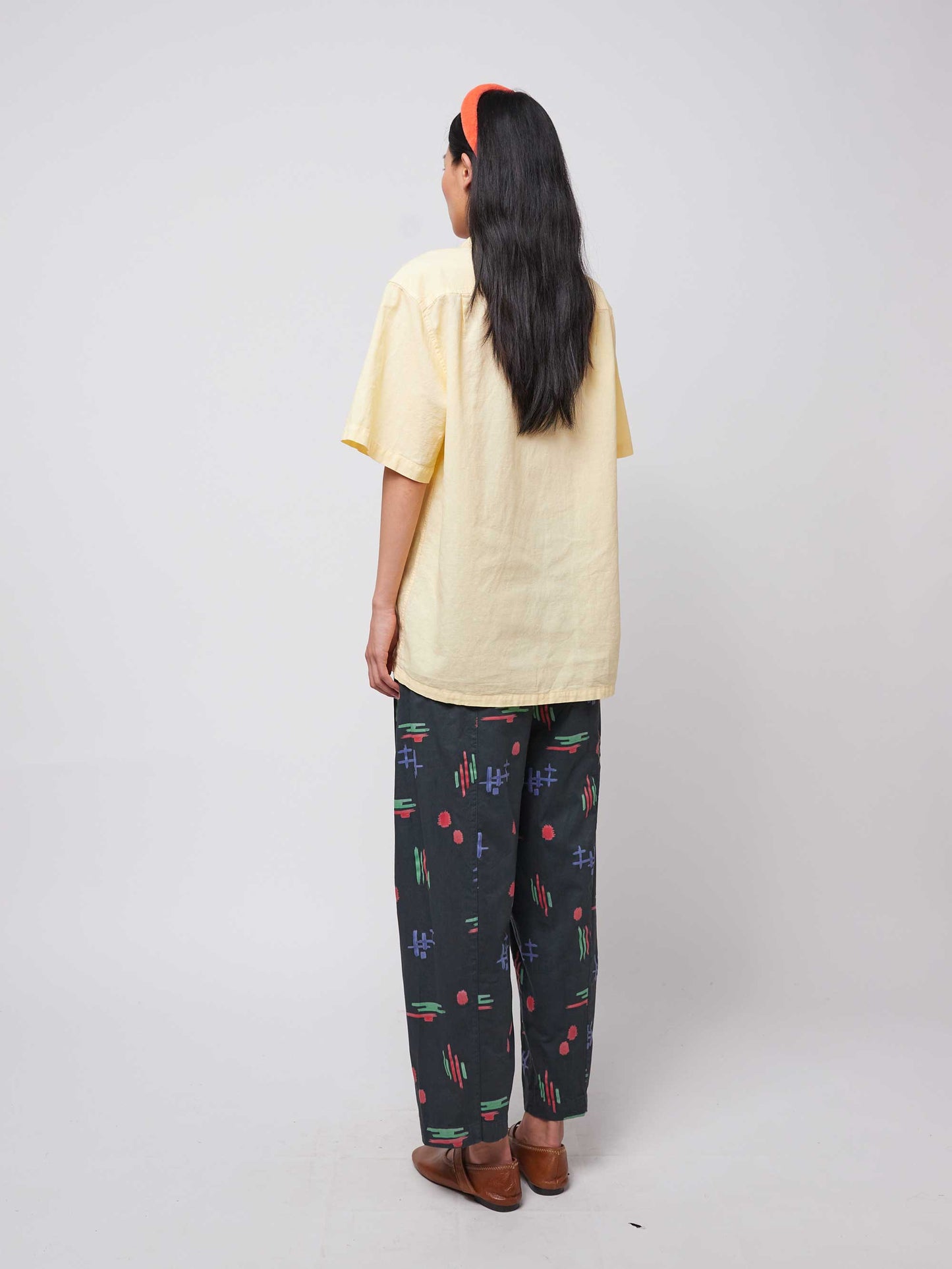 Multicolour Artwork Cocoon Pants