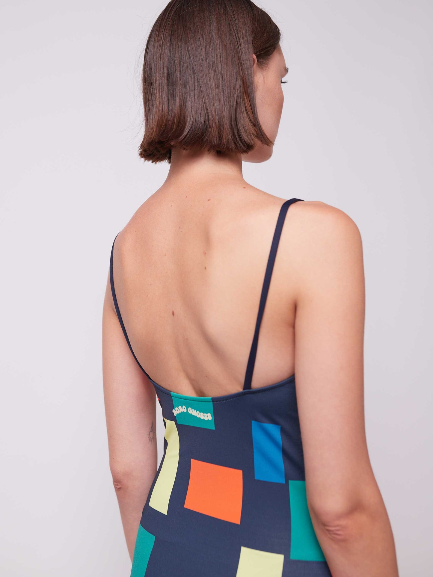 Colour Block Recycled Swimsuit
