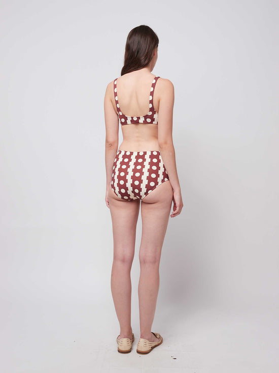 Load image into Gallery viewer, Geometric Print Bikini Bottom
