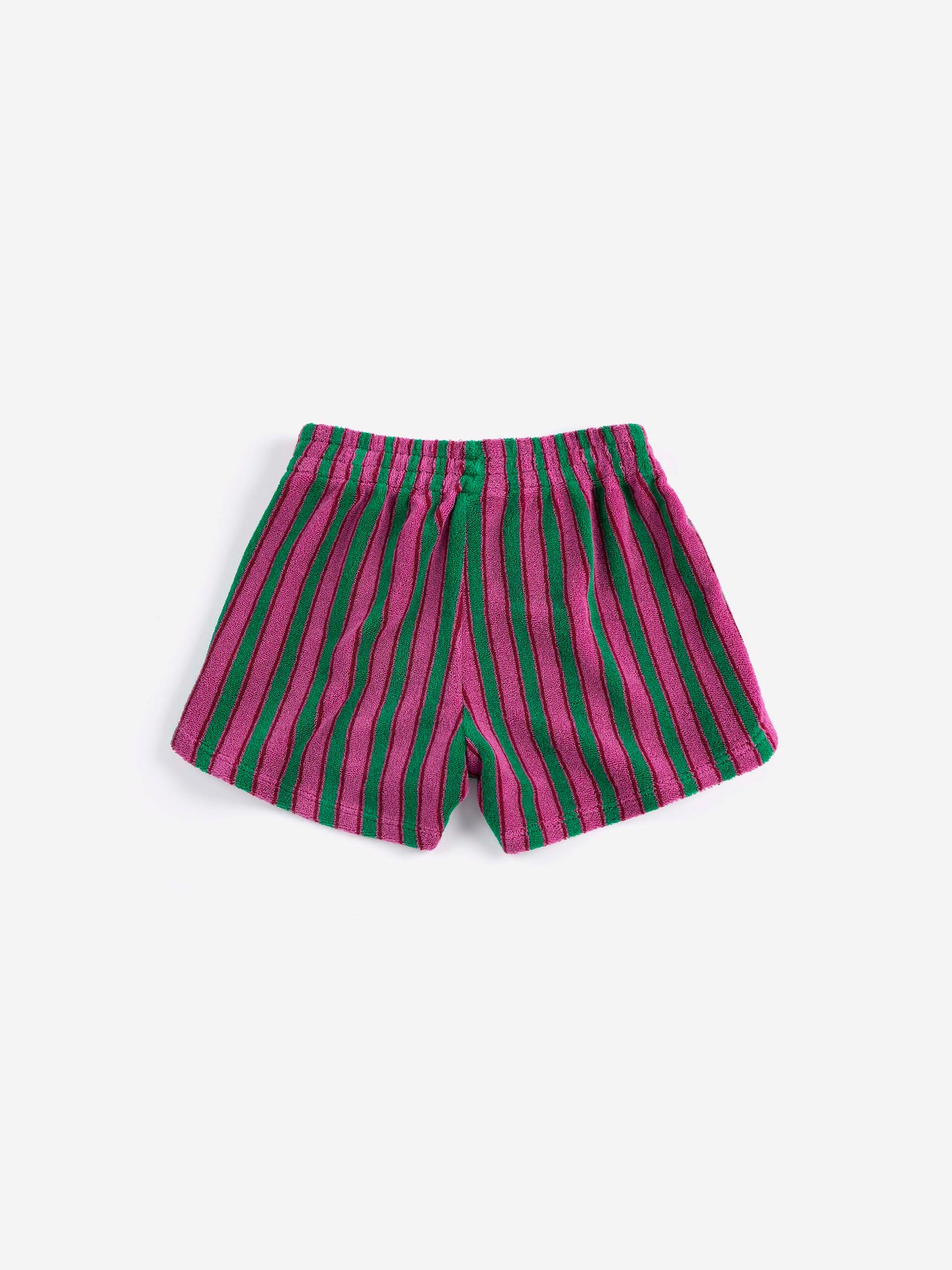 Striped Terry Cloth Shorts
