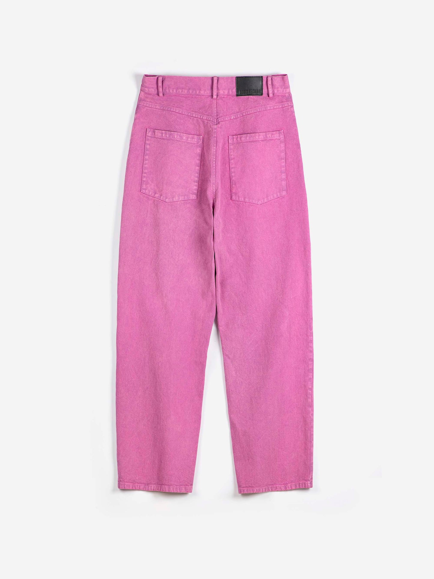 Washed Twill Boot Cut Pants