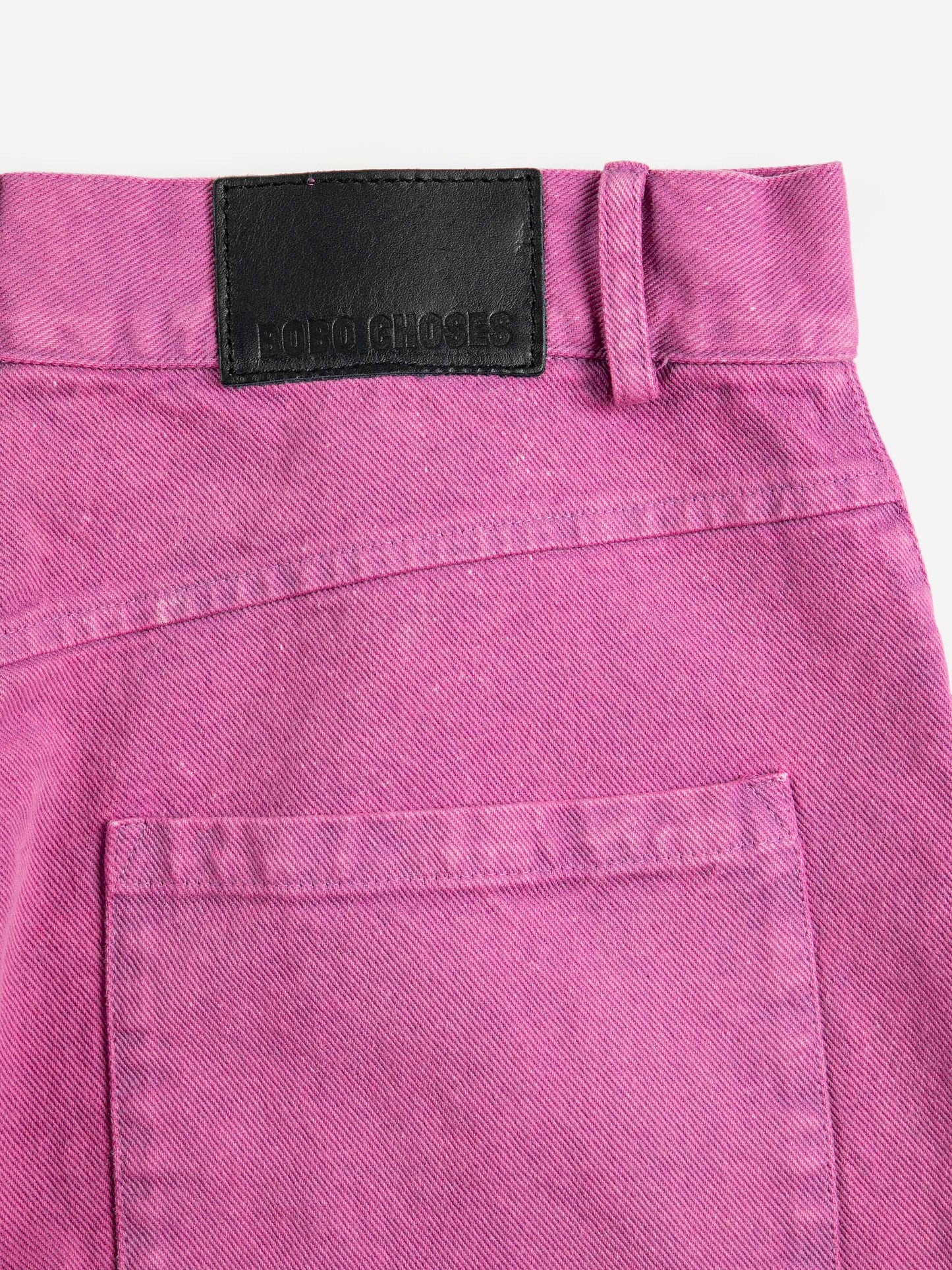 Washed Twill Boot Cut Pants