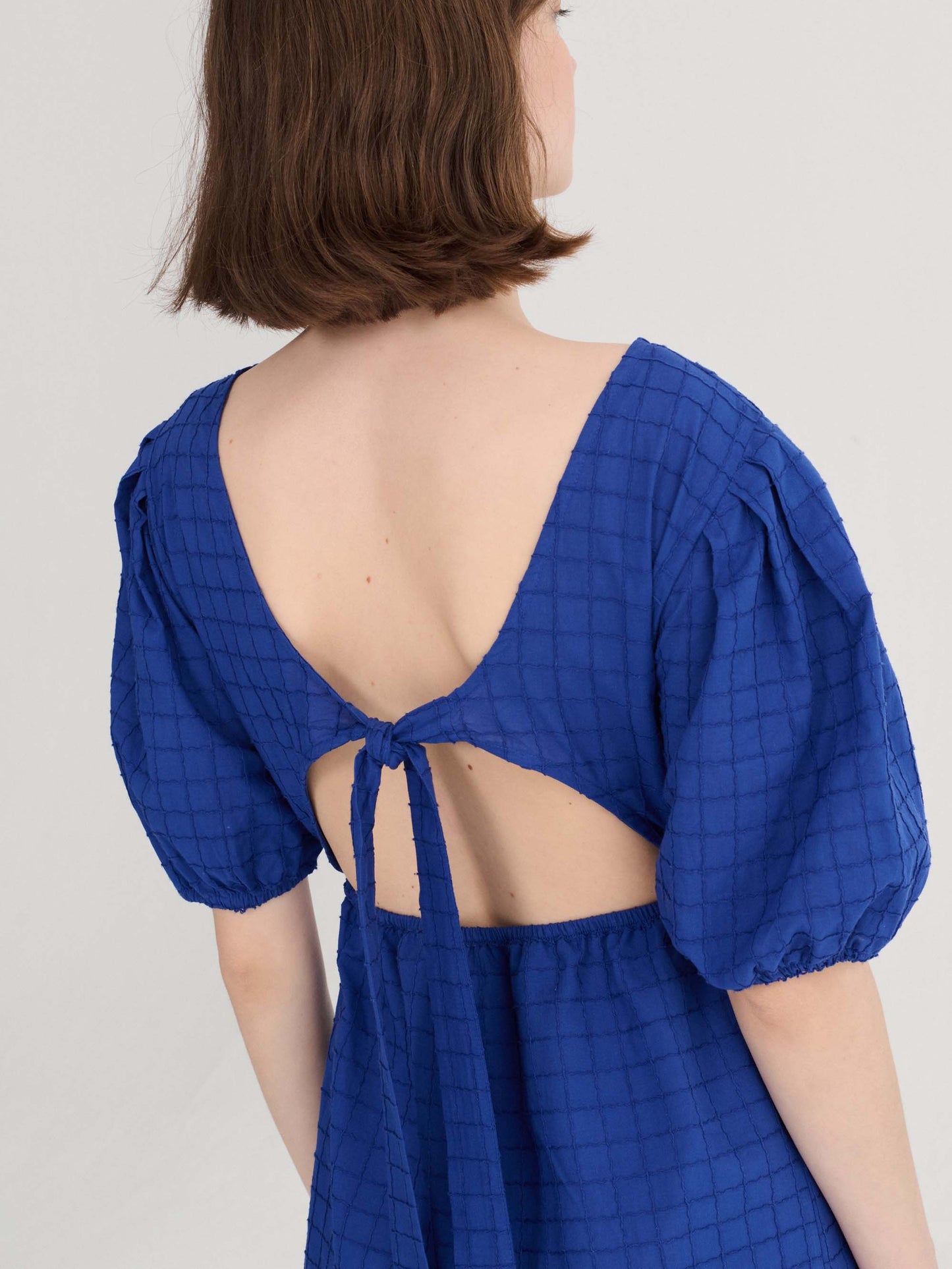 Fantasy Cotton Back Cut Dress