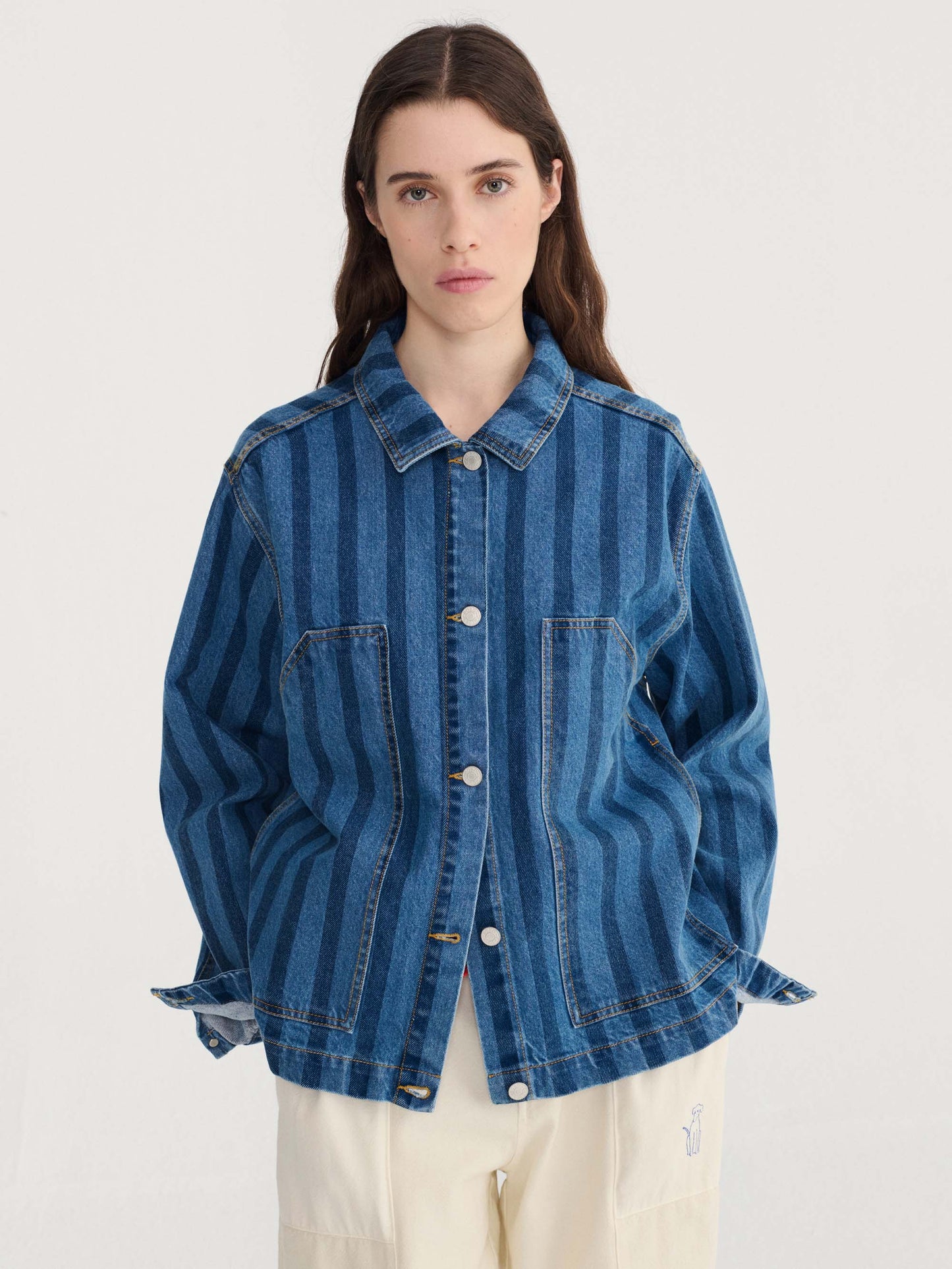 Stripe Denim Jacket