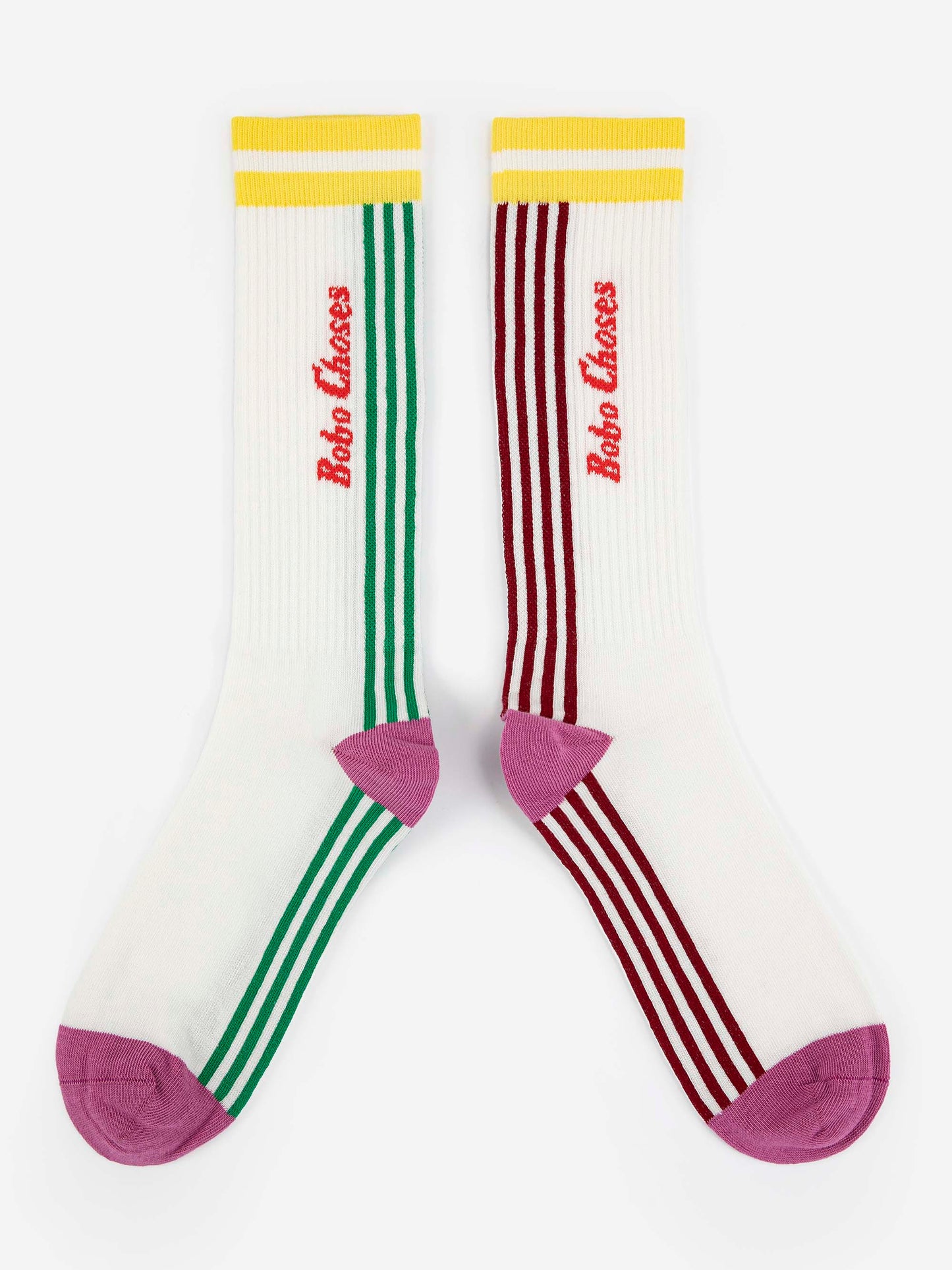 Striped Cotton Long Socks