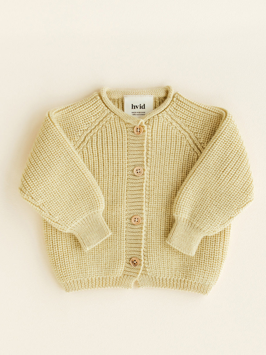 Light Yellow Inga Cardigan