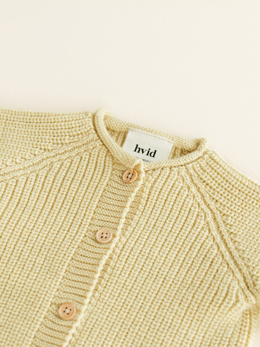 Light Yellow Inga Cardigan
