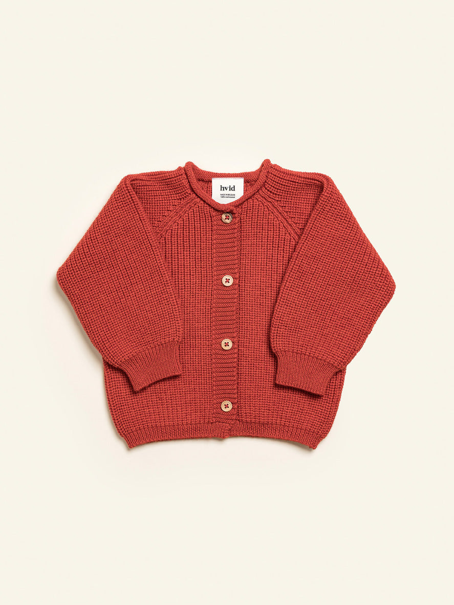 Red Inga Cardigan