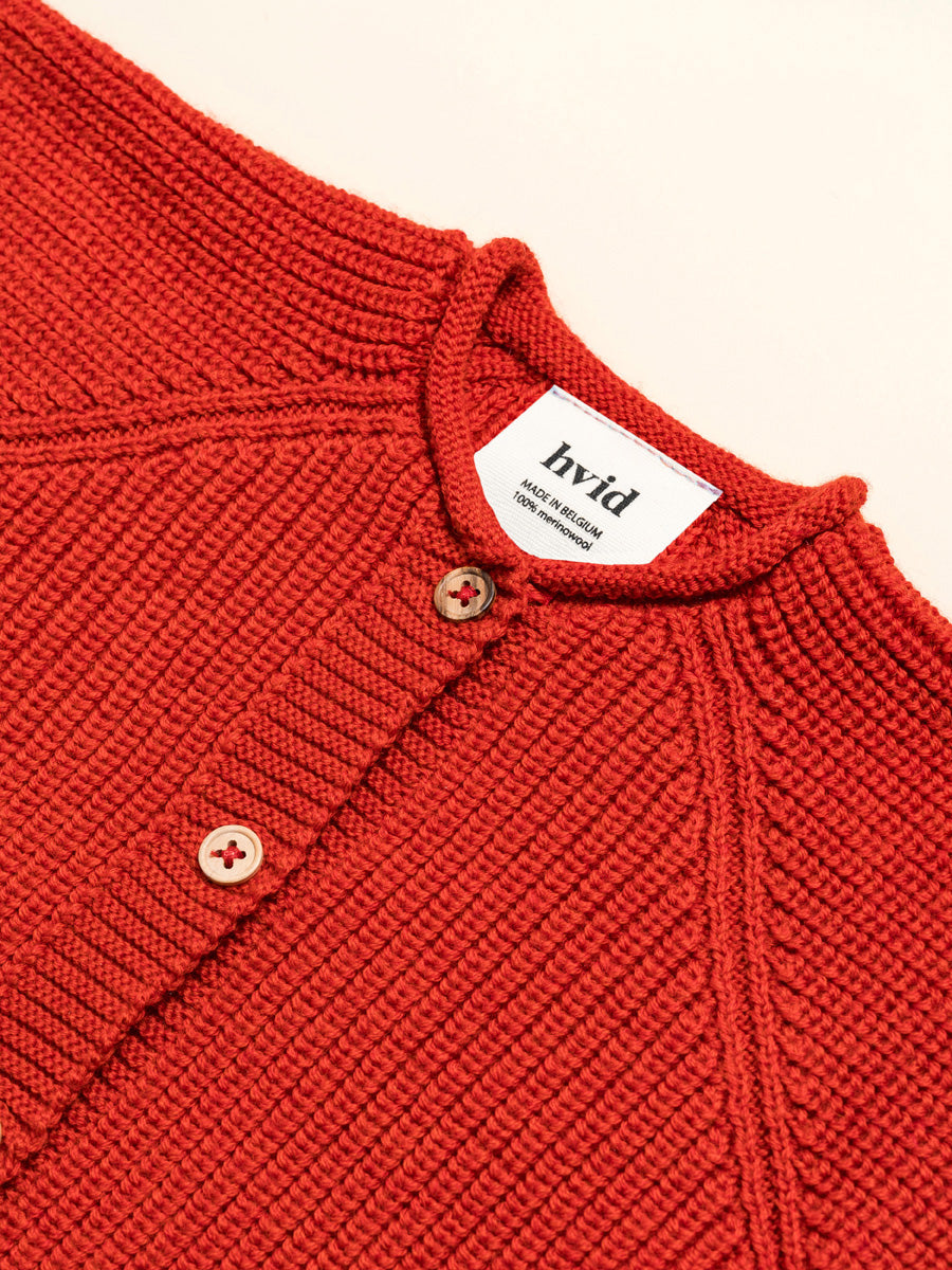 Red Inga Cardigan